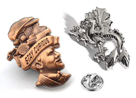premium 3D metal badges