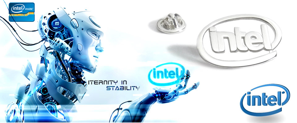 Silver badges handmade for Intel 